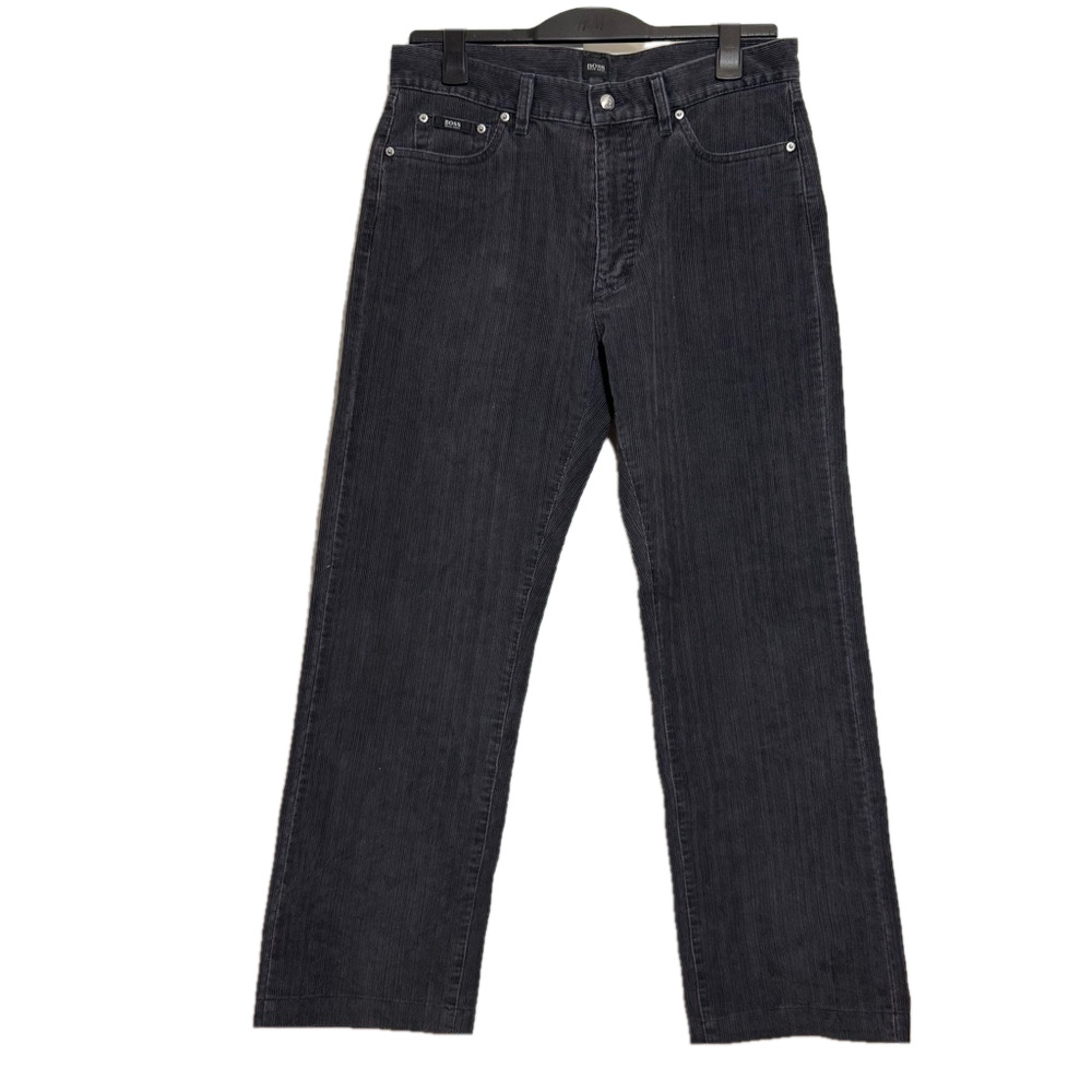 HUGO Boss Men's Black micro corduroy casual Jeans W34 L36